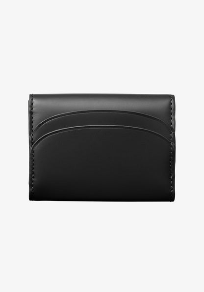 A.P.C. Geneva Leather Card Holder Black back