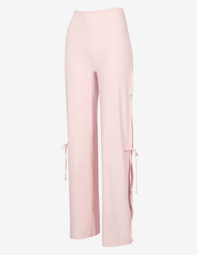 GRANDELINE - El-Flex Rib Side Slit Wide Pants 粉紅 商品圖片