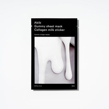 Abib Gummy Sheet Mask Collagen Milk Sticker 香口膠牛奶膠原蛋白保濕面膜 10片 細節圖 5