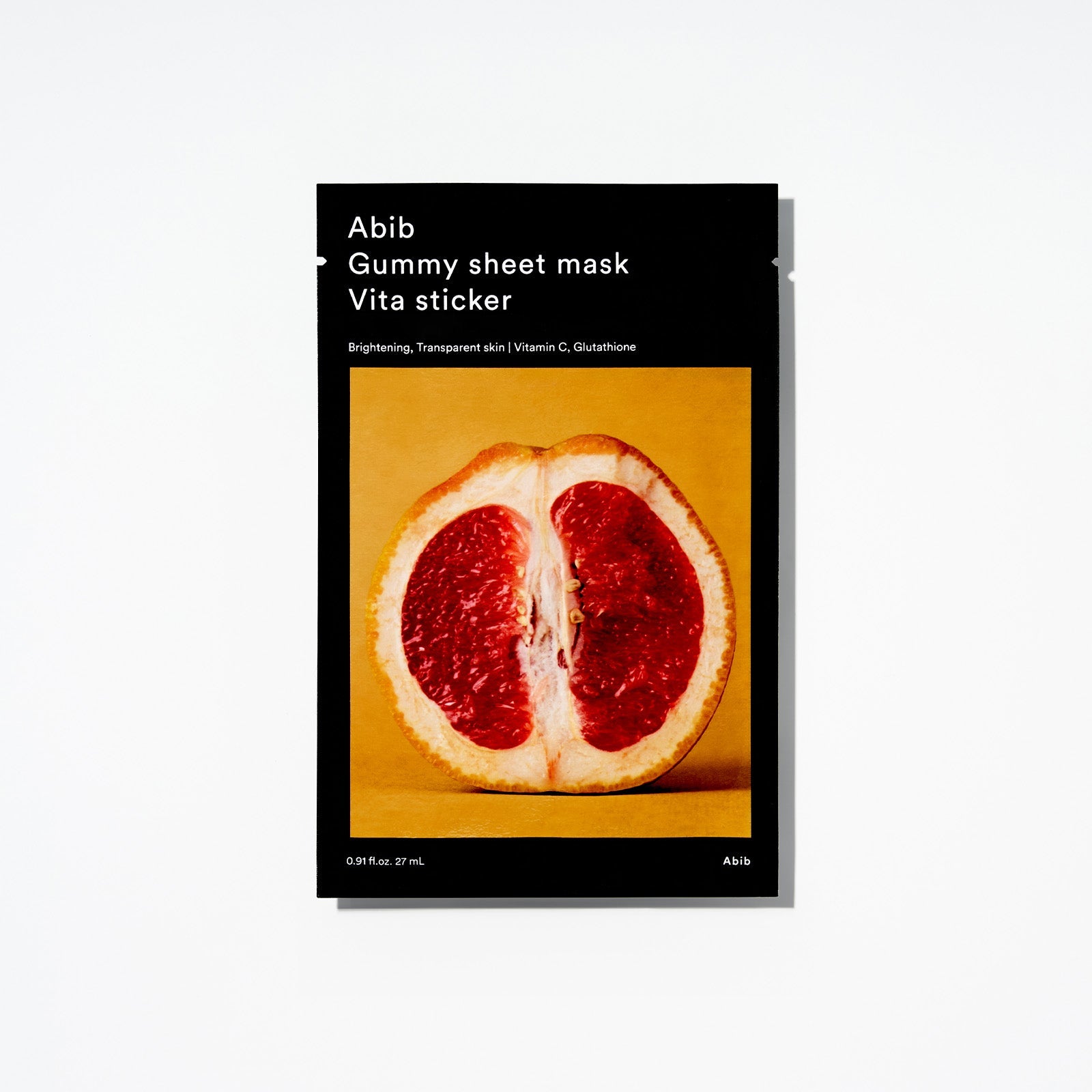 [膚色暗沉必入！] Abib Gummy Sheet Mask Vita Sticker 香口膠維他命C亮白面膜 10片 細節圖 4