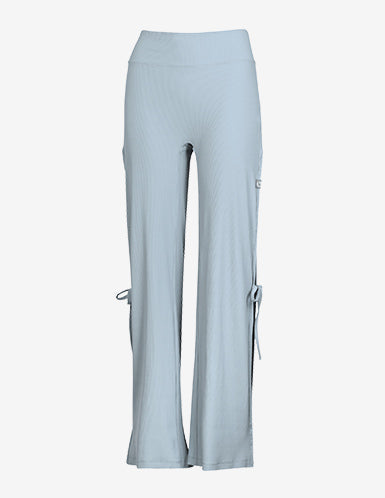 GRANDELINE - El-Flex Rib Side Slit Wide Pants 複古藍 商品圖片
