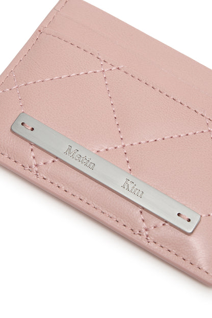 Matin Kim Puff Quilt Card Wallet in Pink 粉紅色 細節圖 4