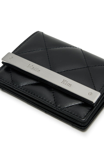 Matin Kim Puff Quilt Wallet in Black 黑色 細節圖 4