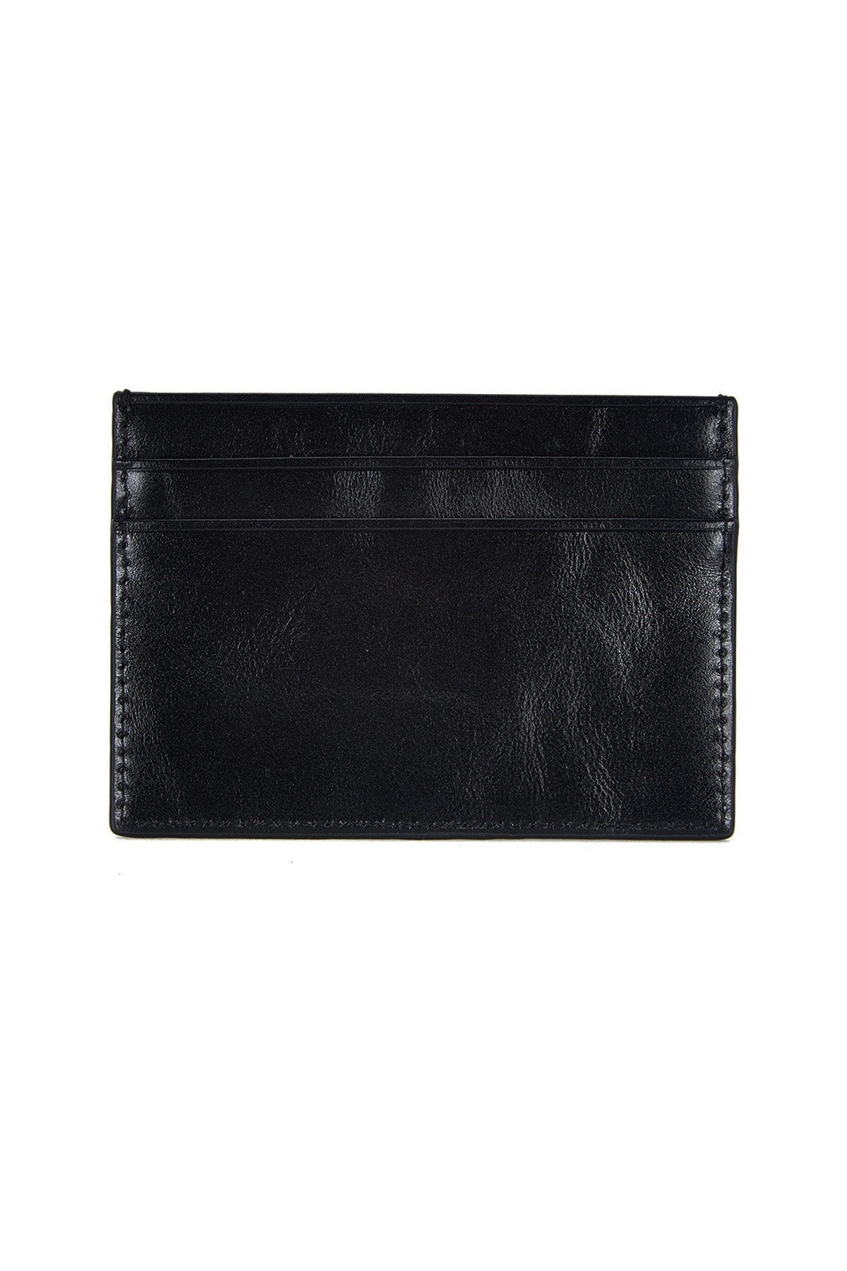 Matin Kim Embossed Logo Card Wallet in Black 黑色 細節圖 1