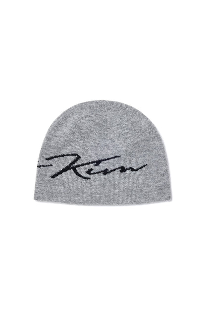 Matin Kim Matin Logo Script Beanie in Grey 灰色 細節圖 1