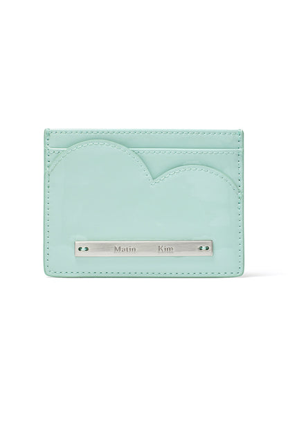 Matin Kim Heart Wave Enamel Card Wallet in Mint 薄荷綠 卡片銀包 韓國代購 香港