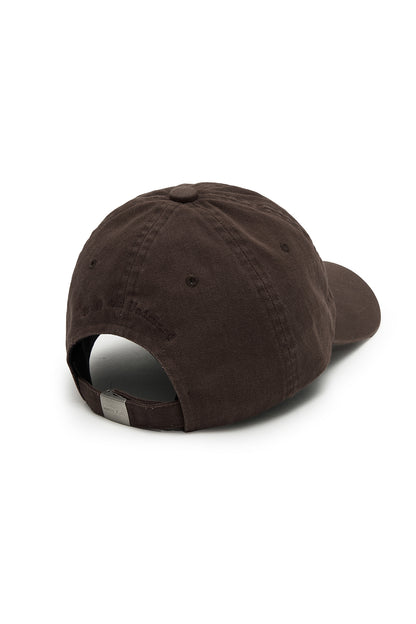 Matin Kim Matin Logo Washed Ball Cap in Brown 啡色 細節圖 3