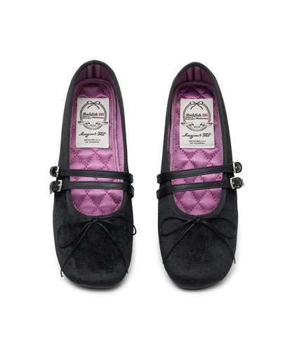 Rockfish Velvet Maryjanes 雙細帶