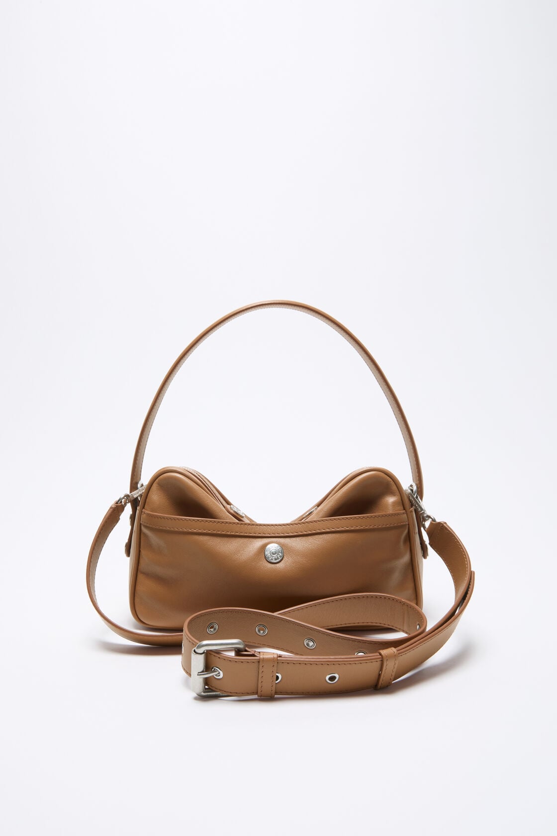 Acne Studios Camero Party Shoulder Bag Caramel brown official image 4