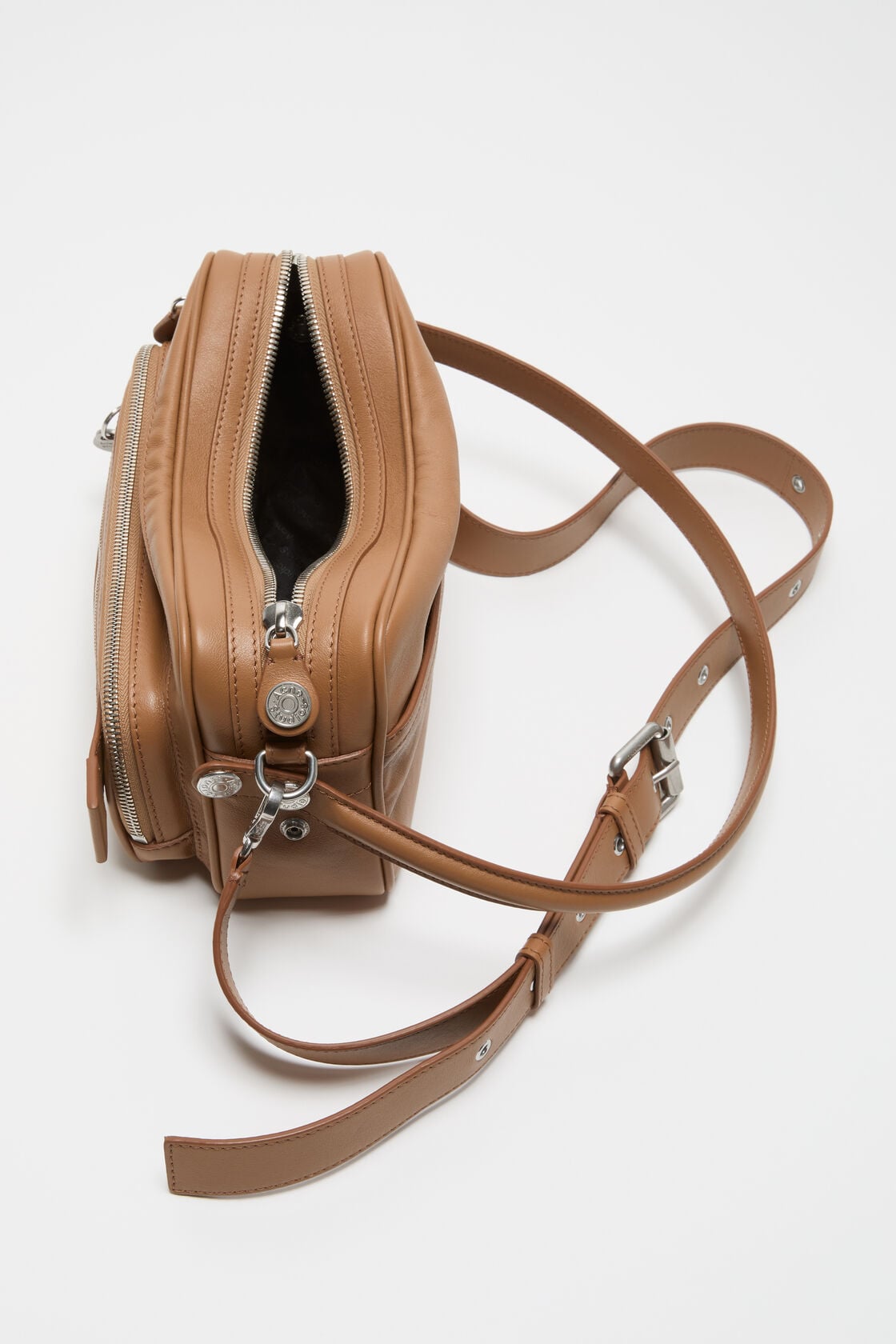 Acne Studios Camero Party Shoulder Bag Caramel brown official image 5