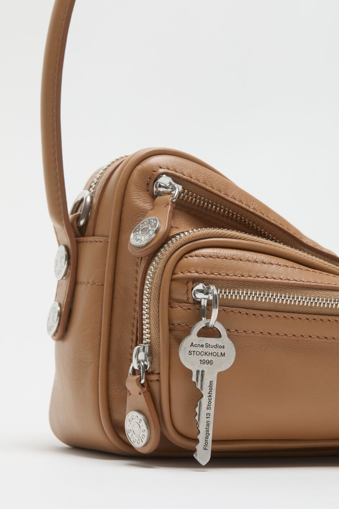 Acne Studios Camero Party Shoulder Bag Caramel brown official image 6