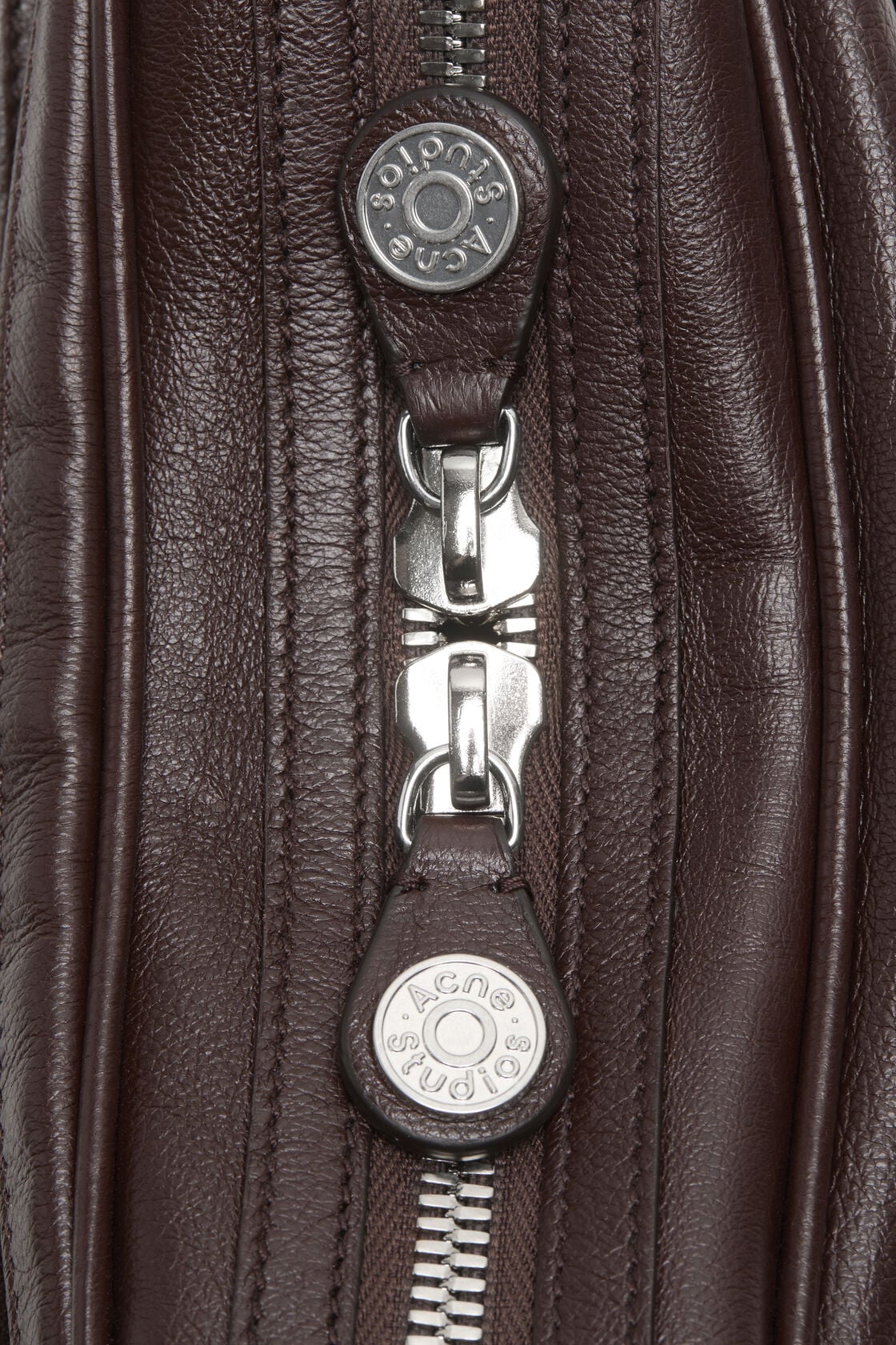 Acne Studios Camero Party shoulder bag Chocolate brown official image 6
