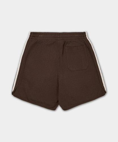 Adidas Waffle Shorts Dark Brown official image 2