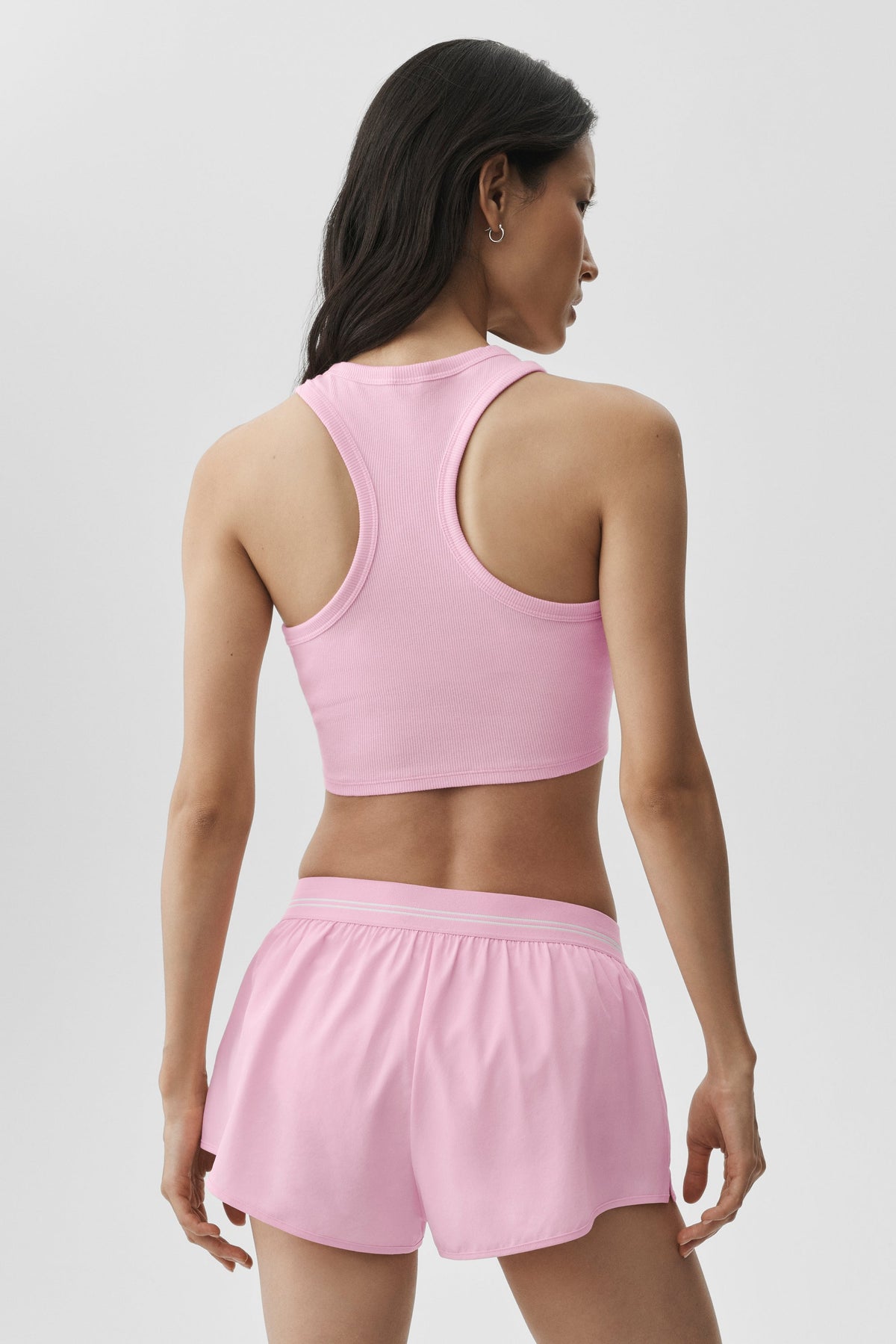 Alo Yoga Aspire Tank Pink Marshmallow/White official image 2