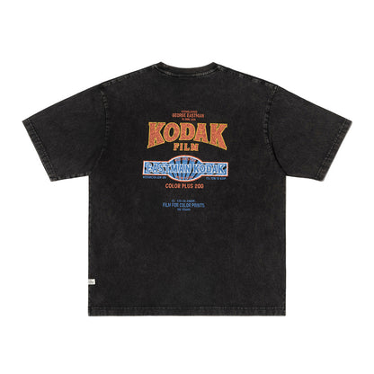 KODAK Snow Washing Graphic Short Sleeve T-Shirt Black main image