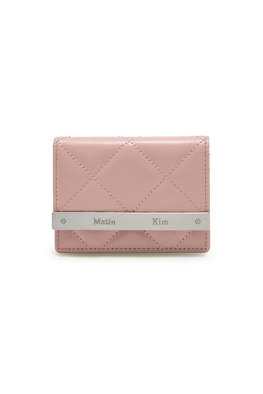 Matin Kim Puff Quilt Wallet in Pink 粉紅色 銀包 韓國代購 香港