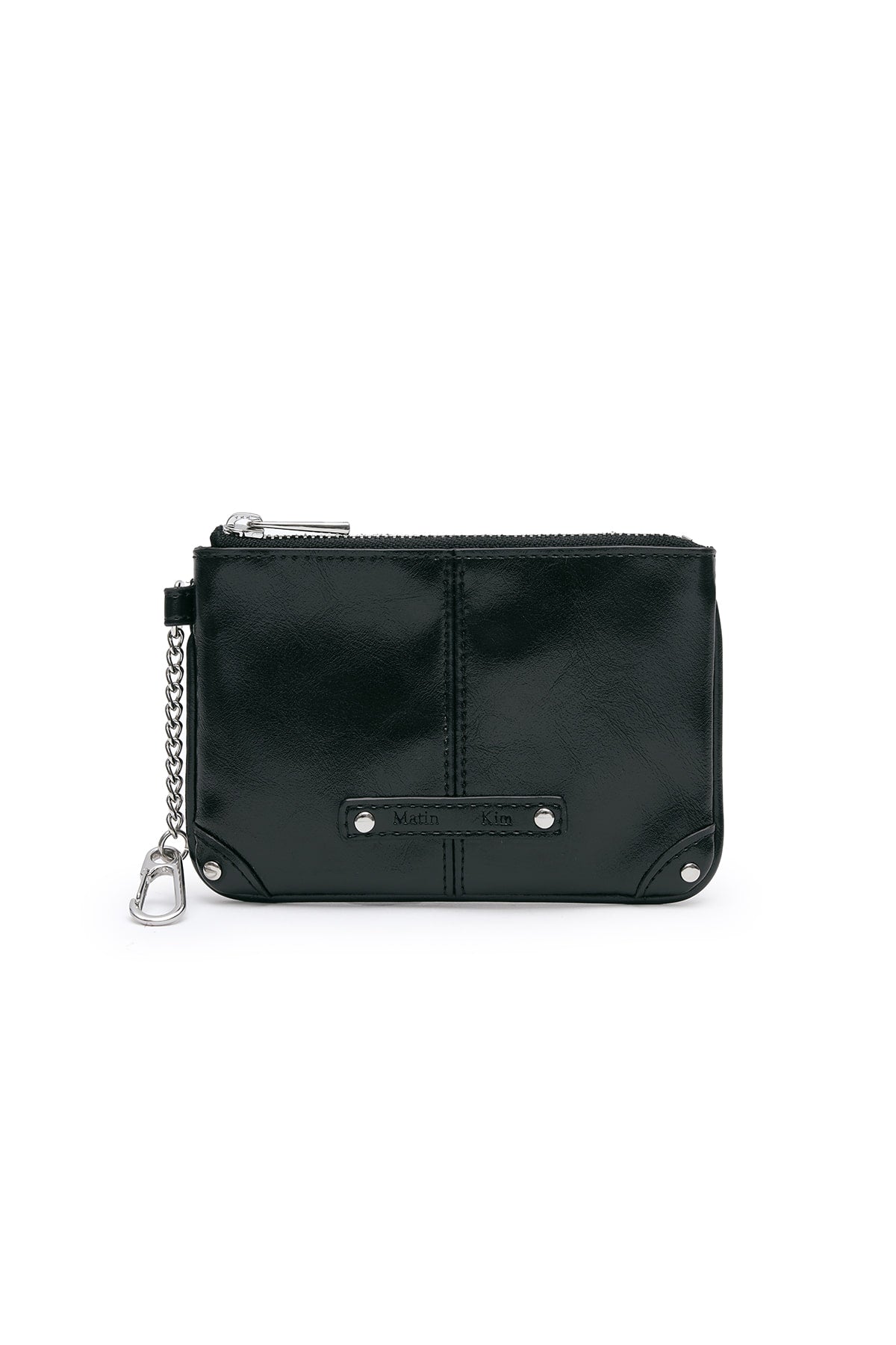 Matin Kim Rivet Point Mini Coin Wallet in Black 黑色 零錢包 韓國代購 香港