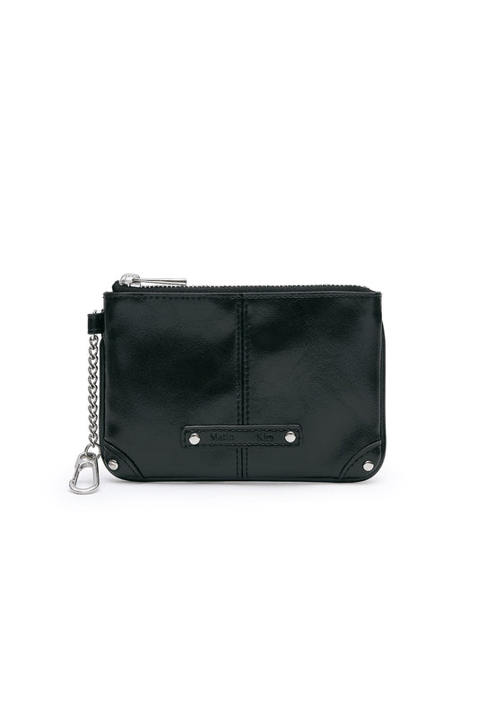 Matin Kim Rivet Point Mini Coin Wallet in Black 黑色 零錢包 韓國代購 香港