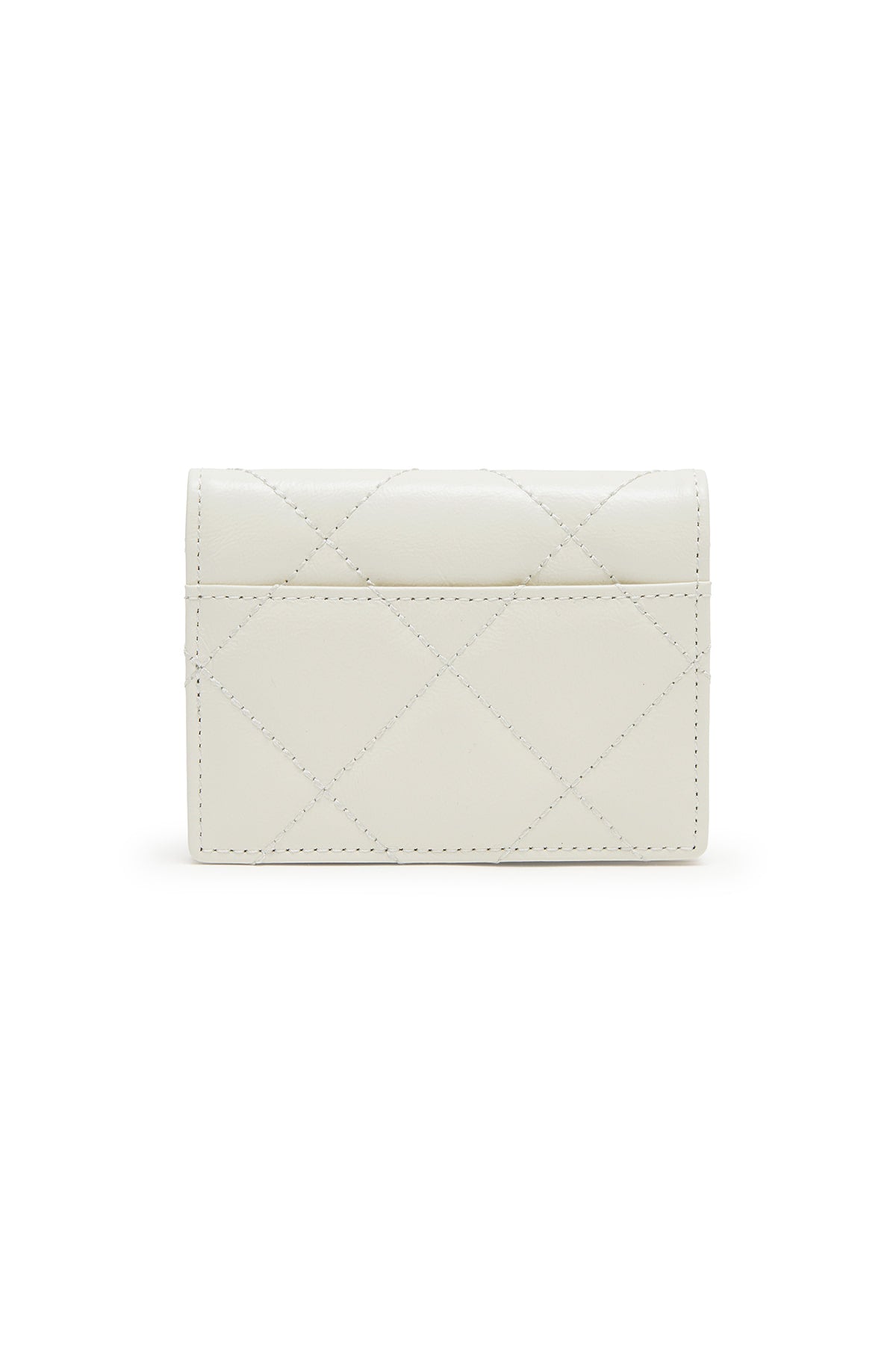 Matin Kim Puff Quilt Wallet in Ivory 象牙白 細節圖 4