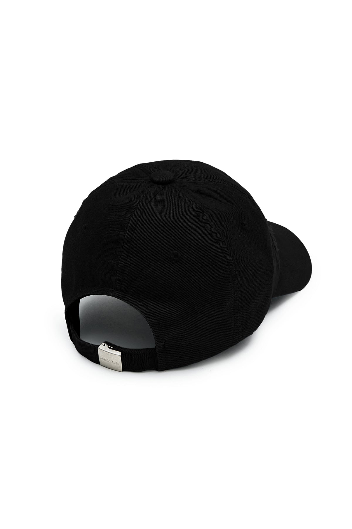 Matin Kim Rough Cut Applique Ball Cap in Black 黑色 細節圖 2