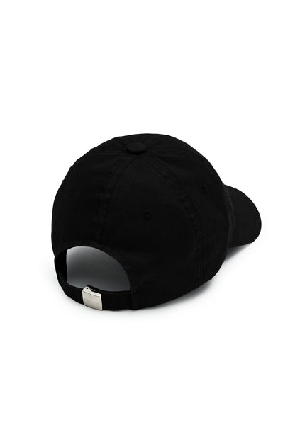 Matin Kim Rough Cut Applique Ball Cap in Black 黑色 細節圖 2