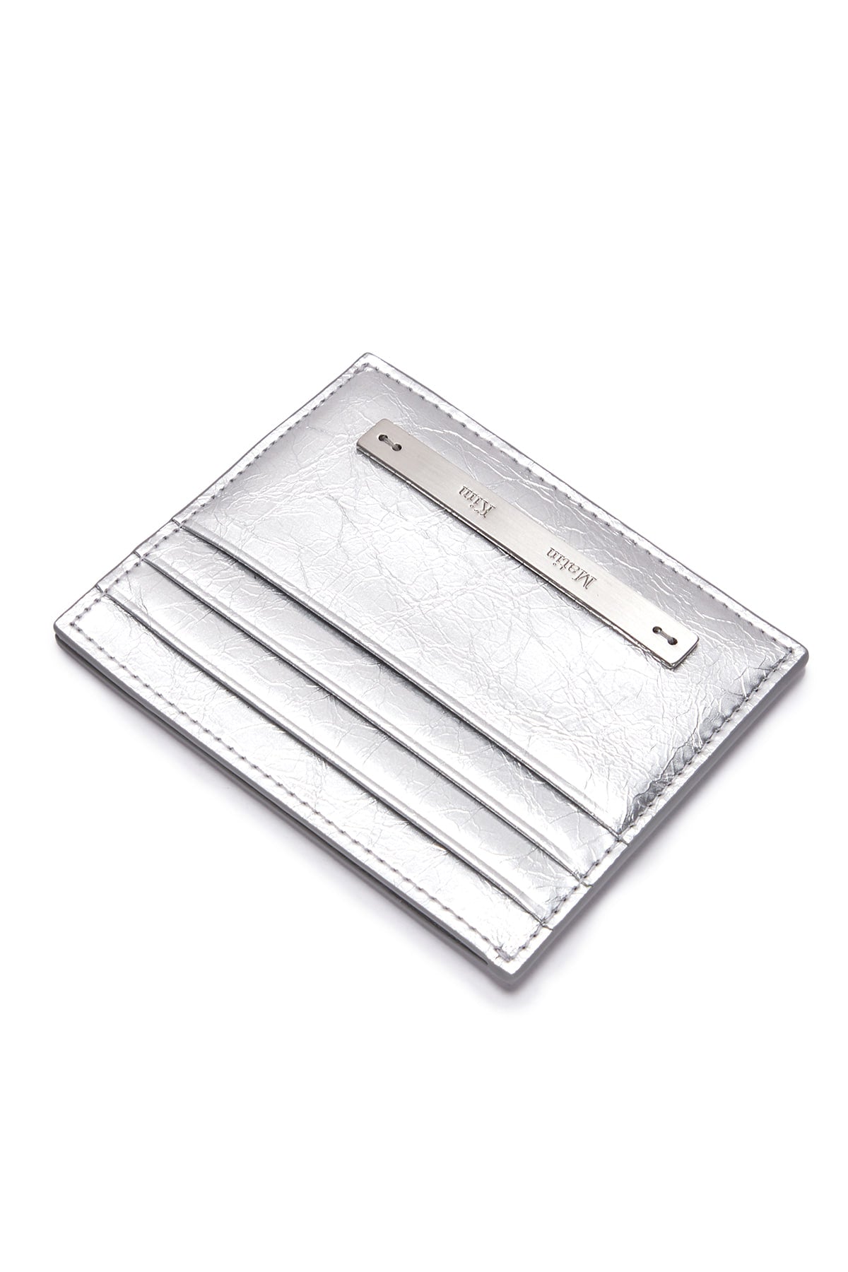 Matin Kim Slim Metal Card Holder in Silver 銀色 細節圖 2