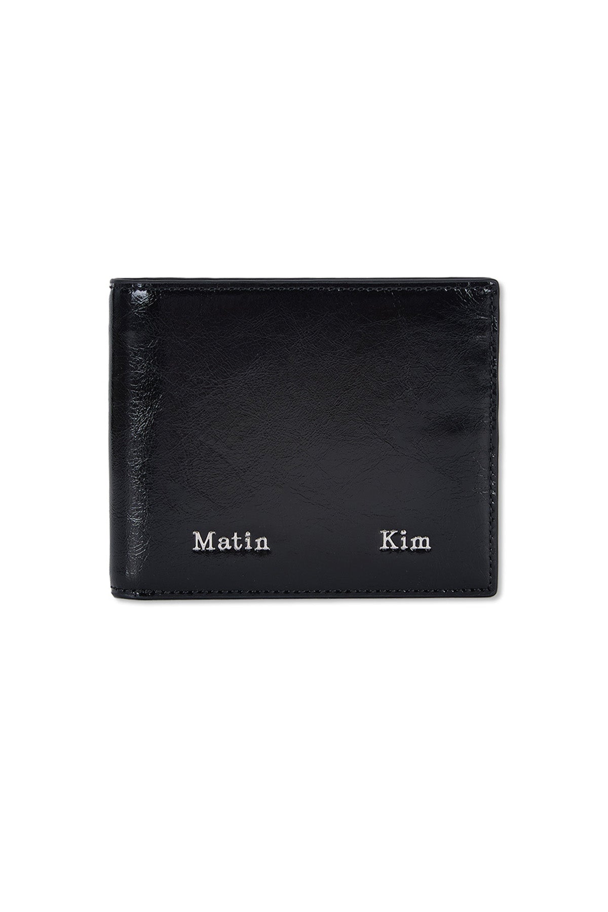 Matin Kim Steel Logo Business Wallet in Black 黑色 長夾 韓國代購 香港