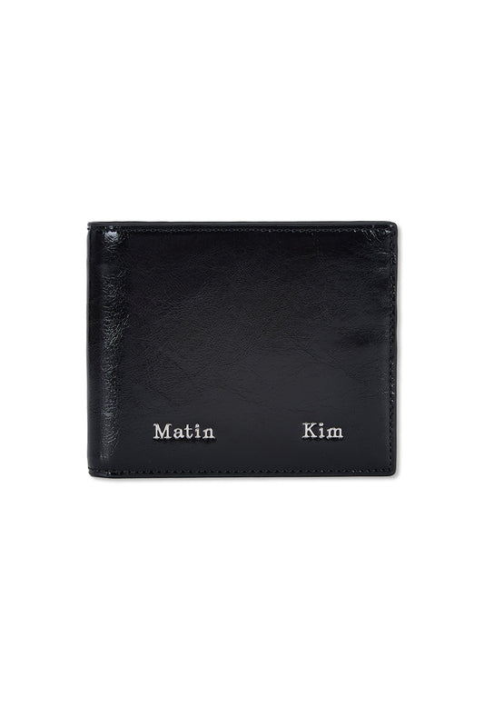 Matin Kim Steel Logo Business Wallet in Black 黑色 長夾 韓國代購 香港