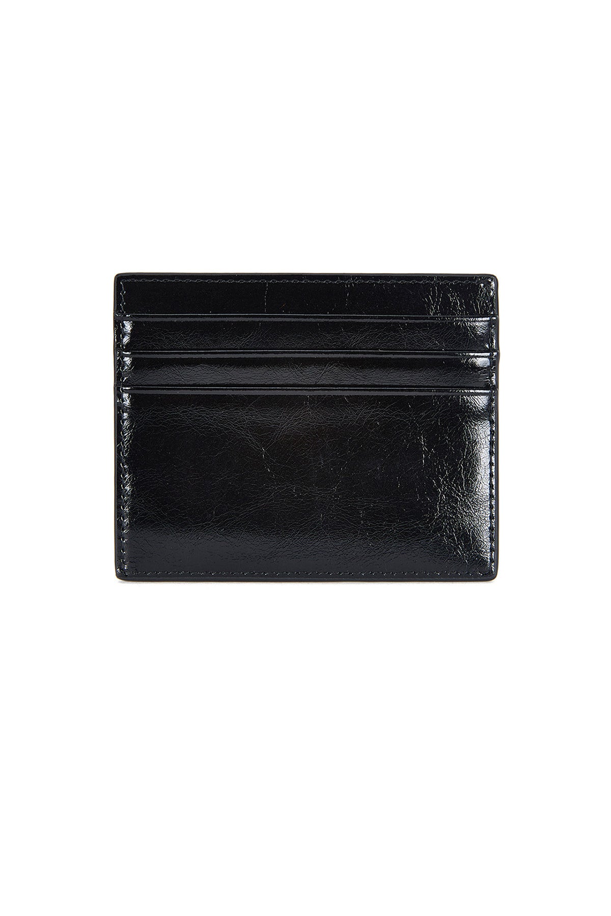 Matin Kim Steel Logo Card Wallet in Black 黑色 細節圖 1