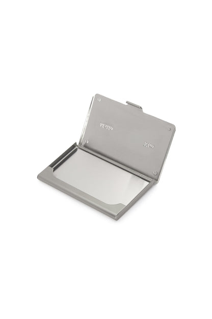 Matin Kim Signature Metal Business Card Case in Silver 銀色 細節圖 2