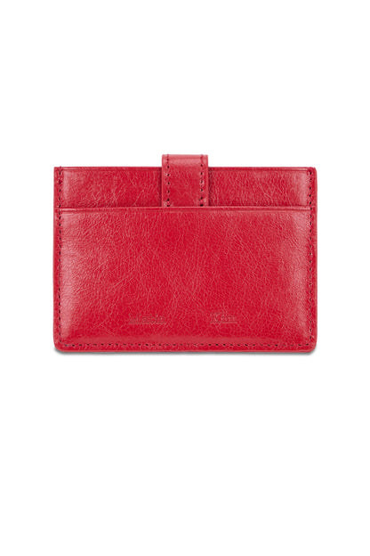 Matin Kim Western Buckle Card Wallet in Red 紅色 細節圖 1