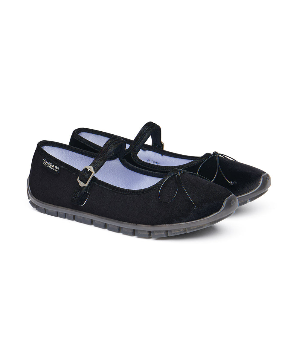 Rockfish Bella Maryjanes 絨面瑪麗珍鞋 鵝卵石底