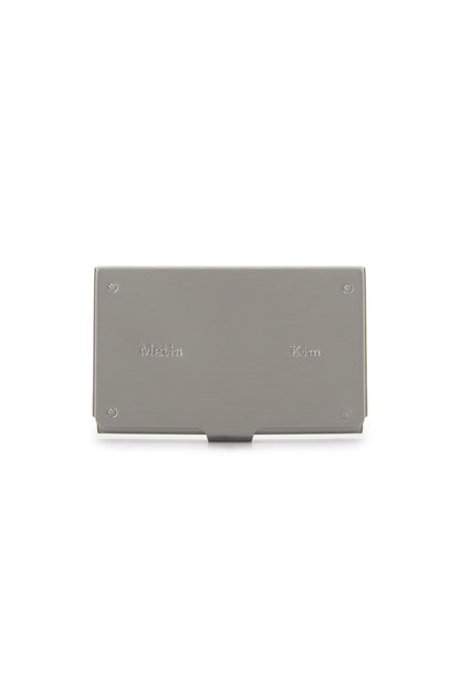 Matin Kim Signature Metal Business Card Case in Silver 銀色 名片夾 韓國代購 香港