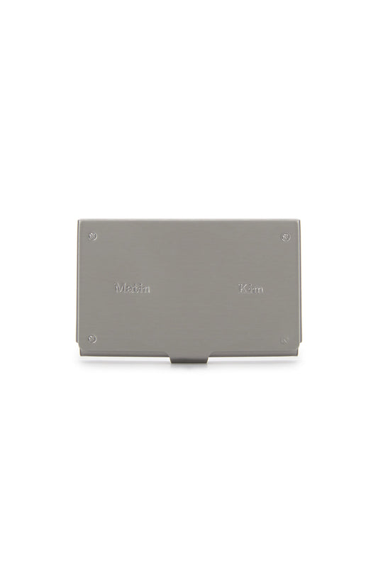 Matin Kim Signature Metal Business Card Case in Silver 銀色 名片夾 韓國代購 香港