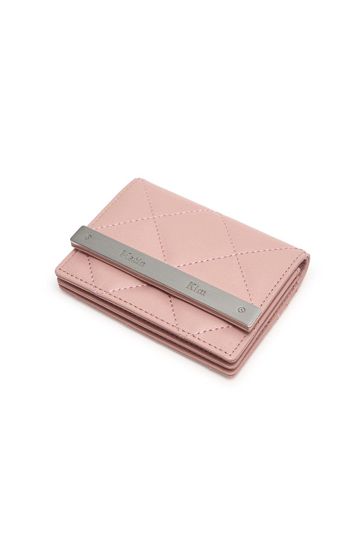 Matin Kim Puff Quilt Wallet in Pink 粉紅色 細節圖 2