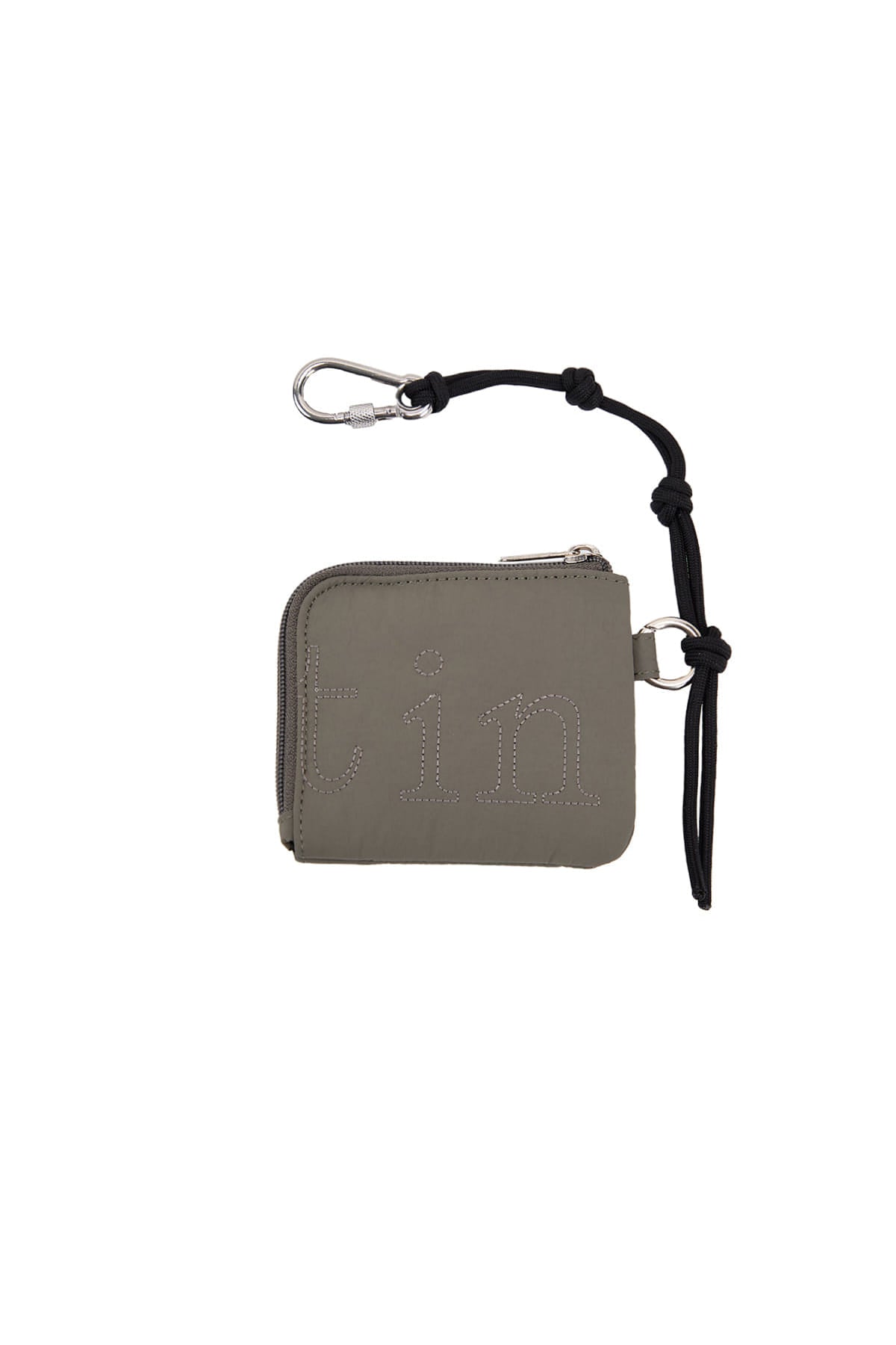 Matin Kim Logo Stitch Sporty Wallet in Khaki 卡其色 細節圖 1