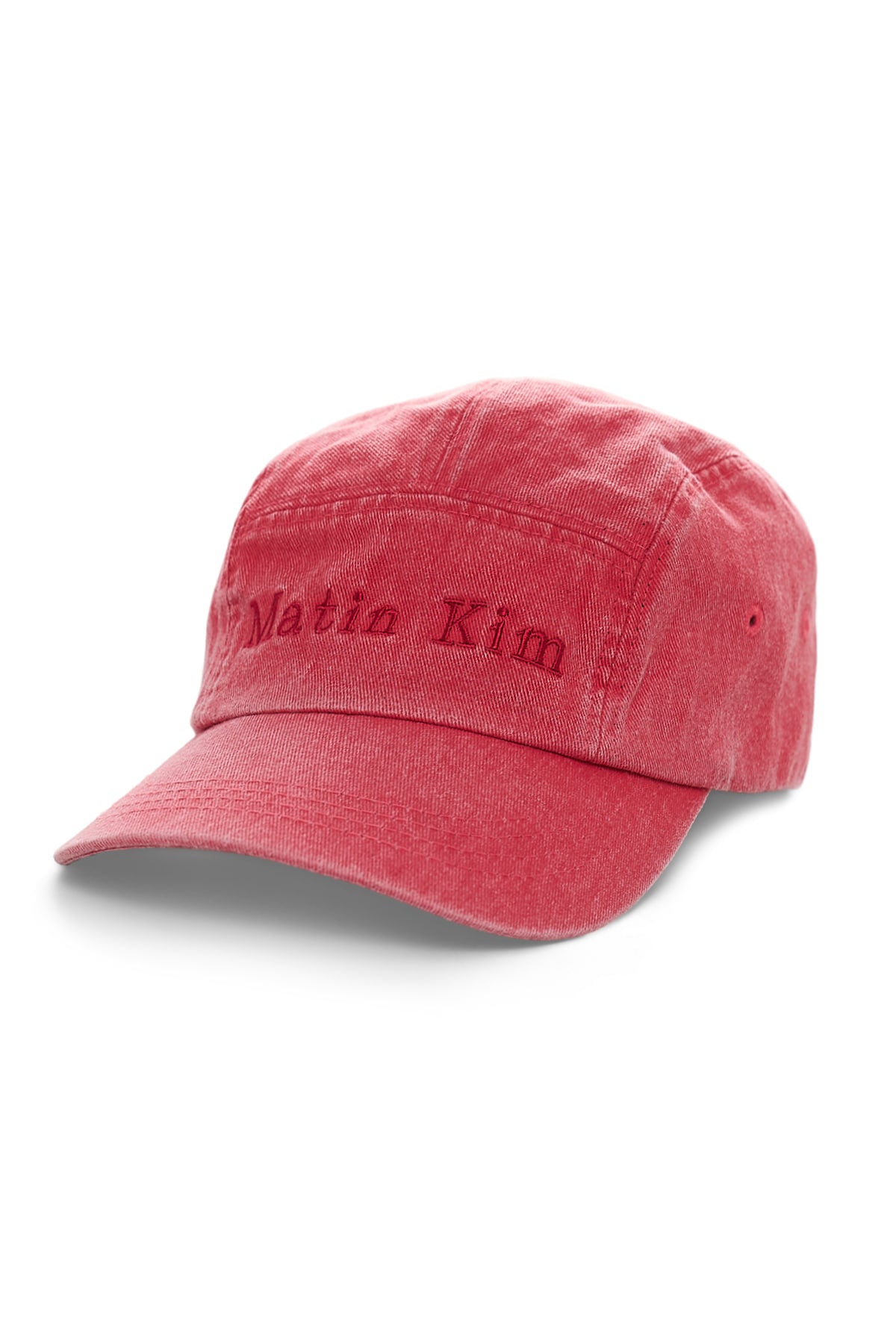 Matin Kim Matin Washed Camp Cap in Red 紅色 細節圖 1