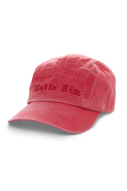 Matin Kim Matin Washed Camp Cap in Red 紅色 細節圖 1