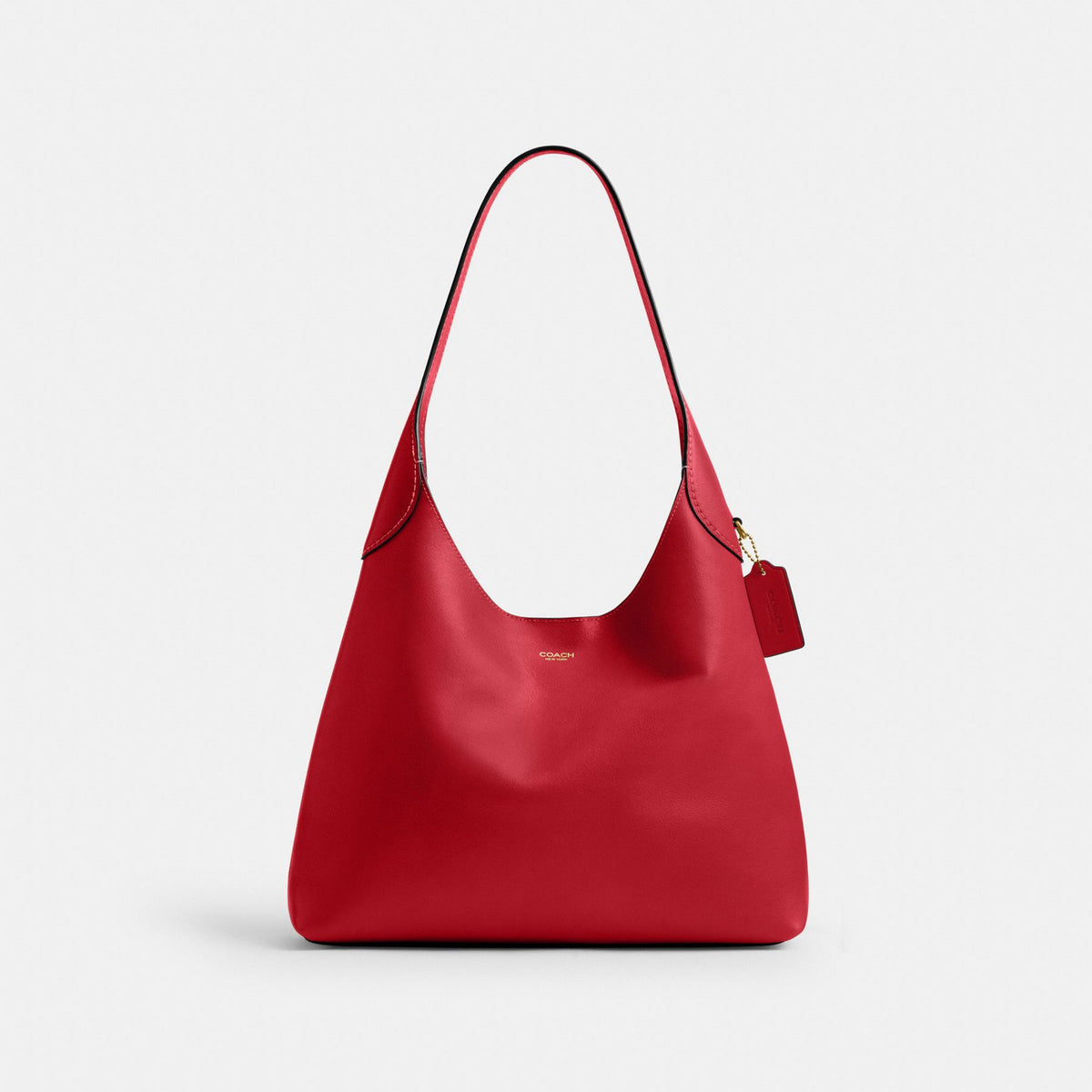 Coach Brooklyn Shoulder Bag 34 Scarlet 主圖 1