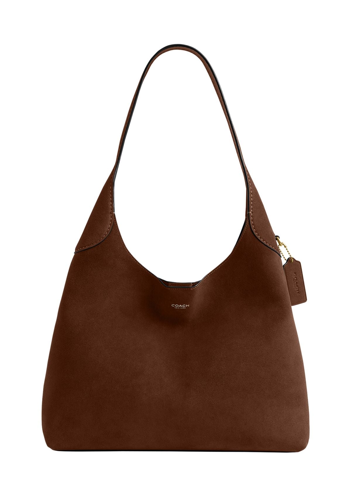 Coach Brooklyn Shoulder Bag 34 Warm Brown 主圖 1