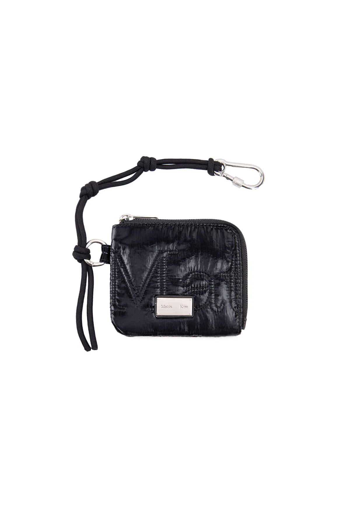 Matin Kim Logo Stitch Sporty Wallet in Black 黑色 銀包 韓國代購 香港