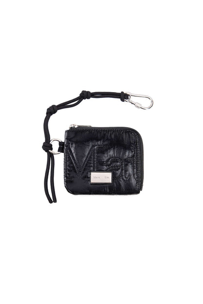 Matin Kim Logo Stitch Sporty Wallet in Black 黑色 銀包 韓國代購 香港