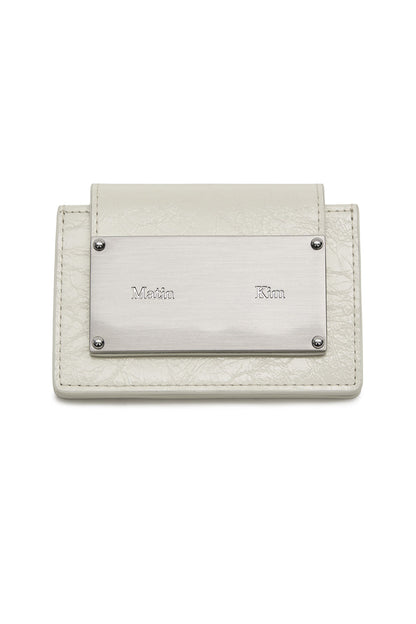Matin Kim Glazed Accordion Wallet in White 白色 風琴銀包 韓國代購 香港