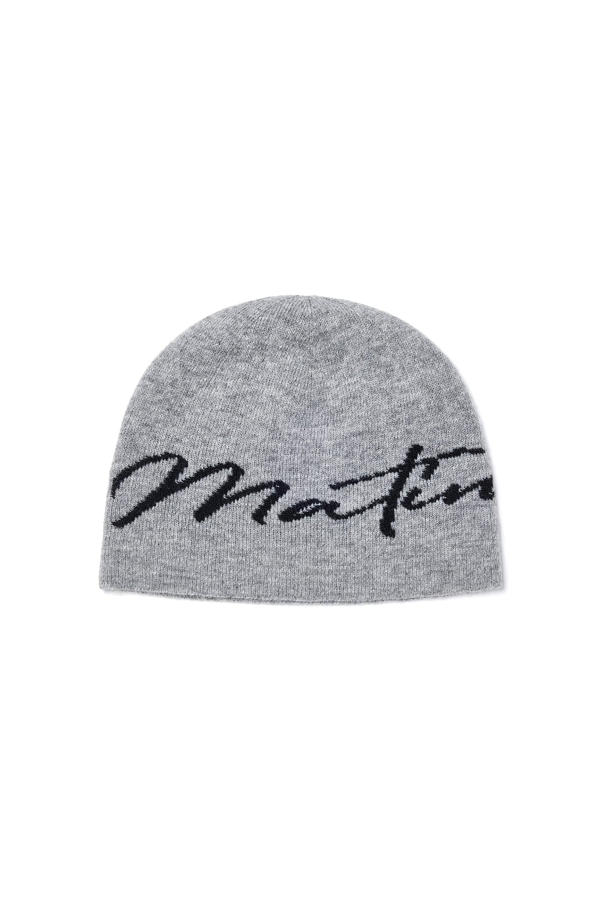Matin Kim Matin Logo Script Beanie in Grey 灰色 冷帽 韓國代購 香港