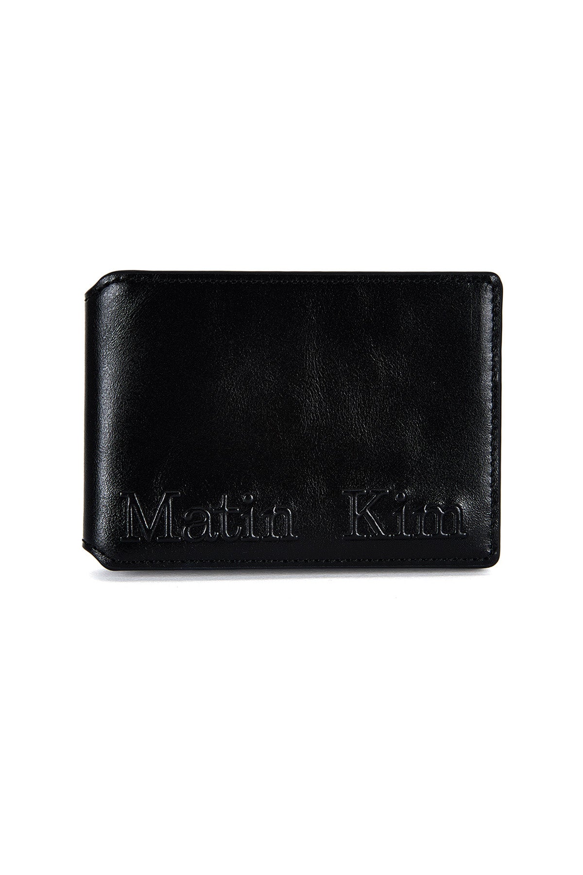 Matin Kim Embossed Logo Business Wallet in Black 黑色 長夾 韓國代購 香港