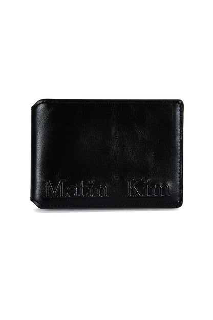Matin Kim Embossed Logo Business Wallet in Black 黑色 長夾 韓國代購 香港