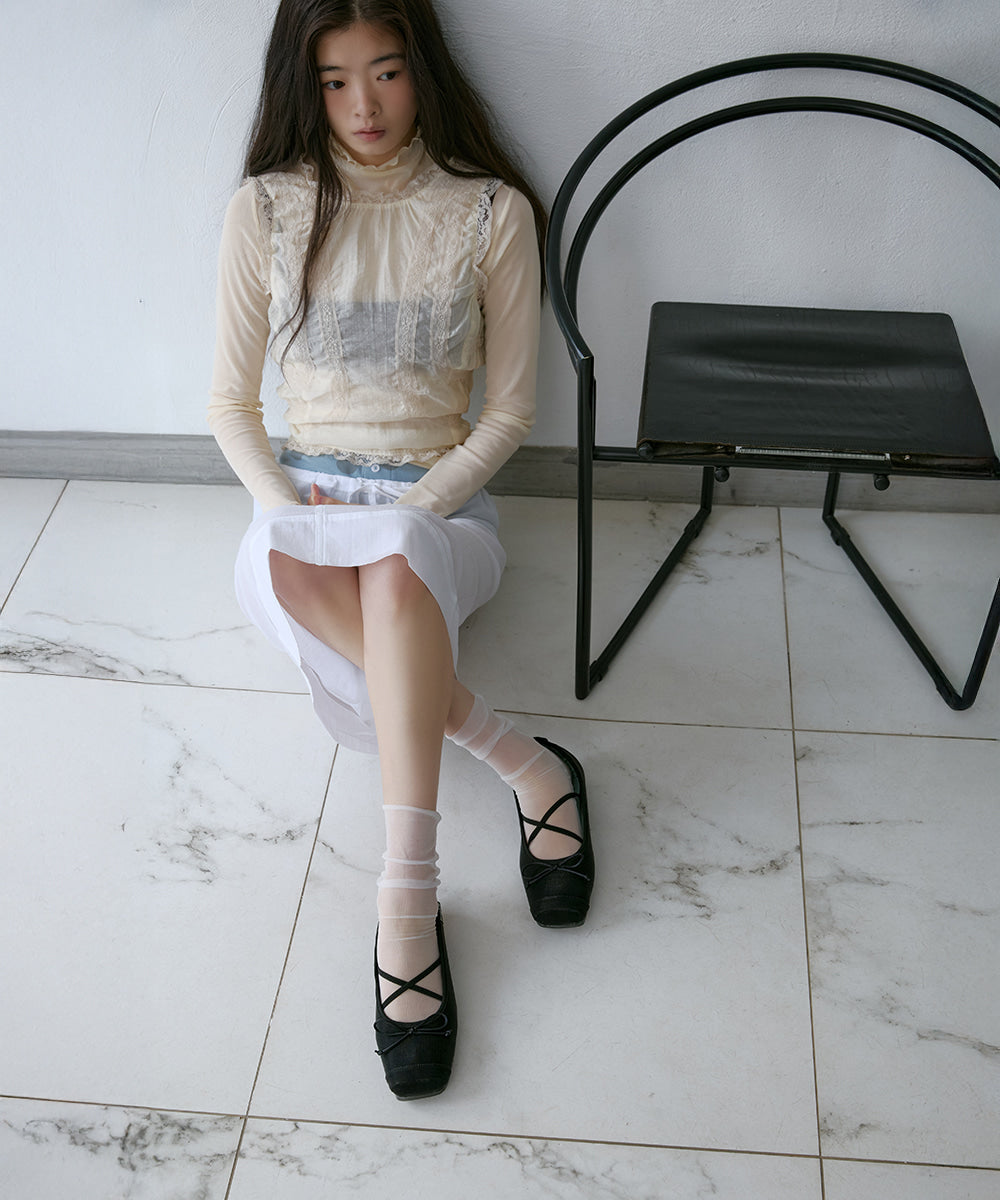 Rockfish Toe Cap Ballet Flats X形腳背帶