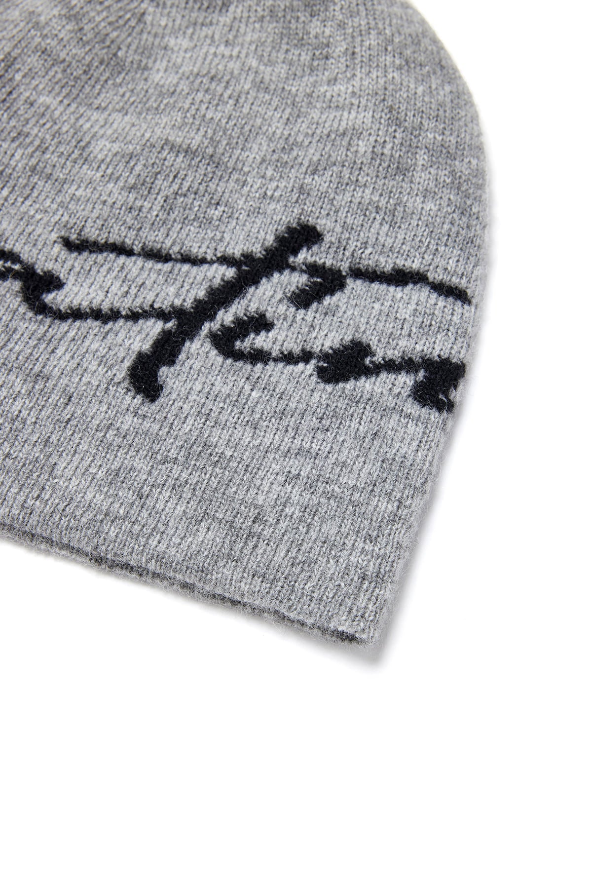 Matin Kim Matin Logo Script Beanie in Grey 灰色 細節圖 2