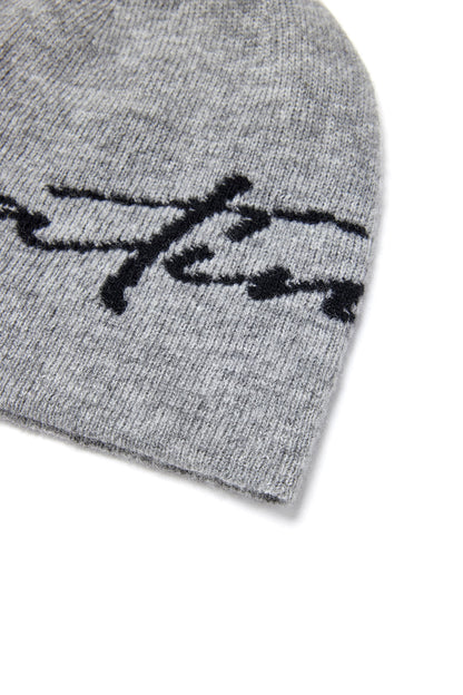 Matin Kim Matin Logo Script Beanie in Grey 灰色 細節圖 2