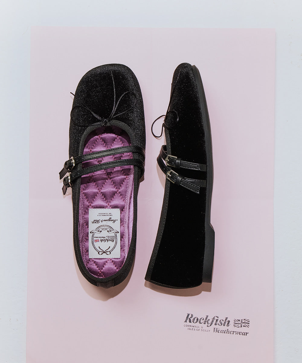 Rockfish Velvet Maryjanes 穿著示範